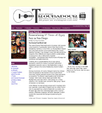 Troubadour Feb 2008